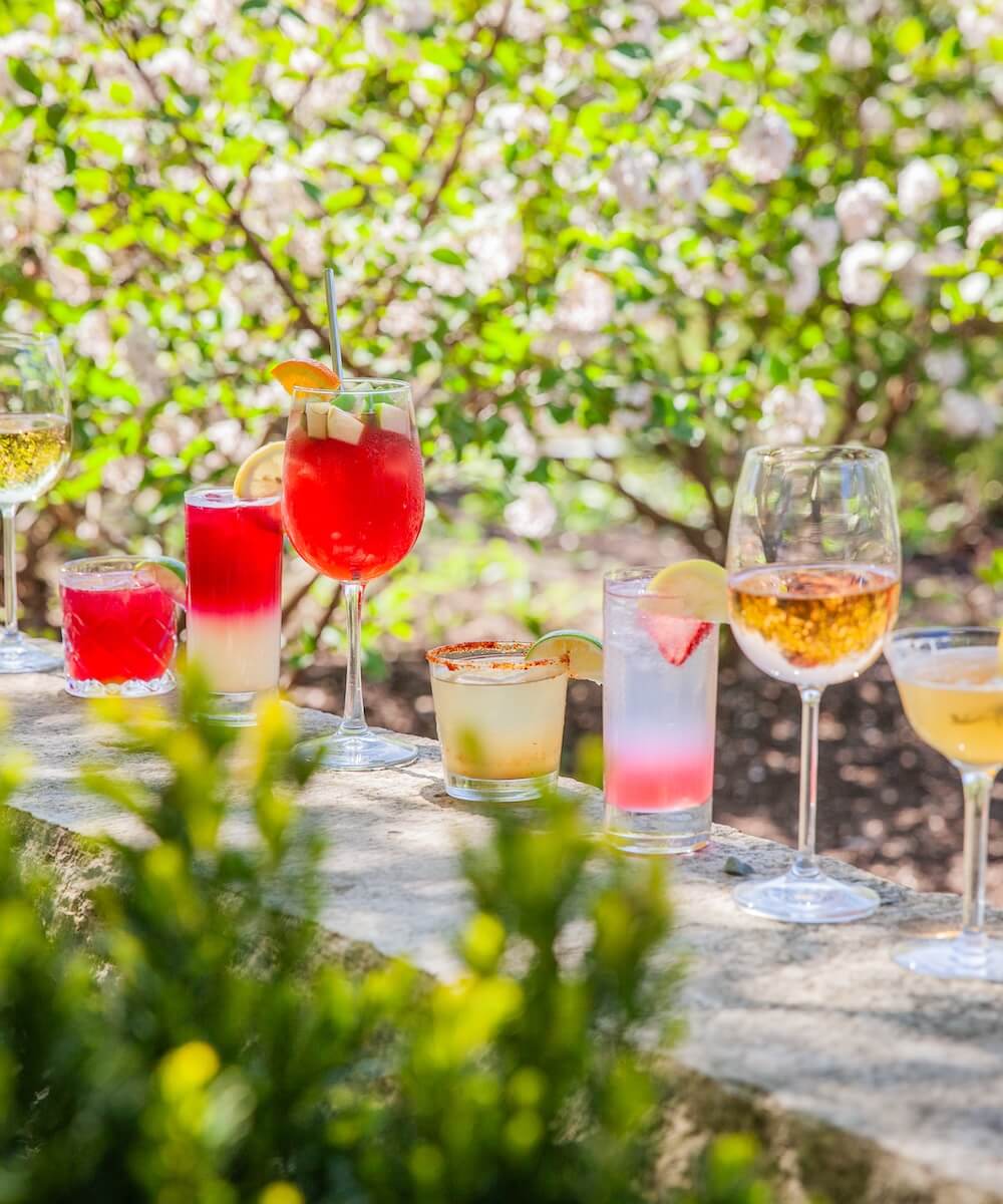 Drinks in a garden - Mobile