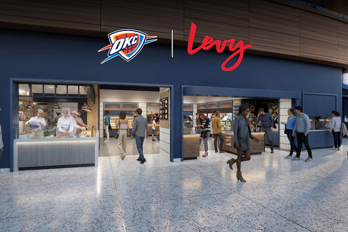 Oklahoma City Thunder selects Levy as its food, beverage and hospitality partner for future home, Continental Coliseum, opening in 2028
